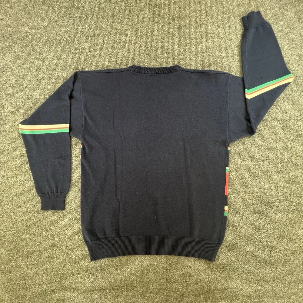 Vintage Jack Nicklaus‎ Signature Stripe Crewneck Sweater Sweatshirt XL Cotton